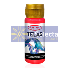 PINTURA TELA BERMELLON 60 ML ARTEL